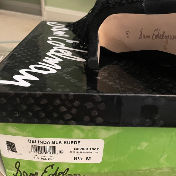 NIB Sam Edelman size 6 1/2 Suede boots - Picture 4 of 6